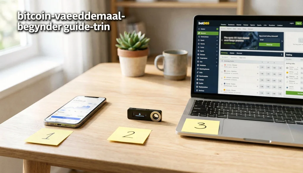 Trin-for-trin guide til Bitcoin væddemål for begyndere