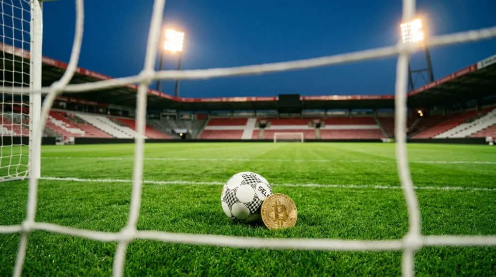 Sportsvæddemål med Bitcoin i Danmark — fodbold, håndbold og esports